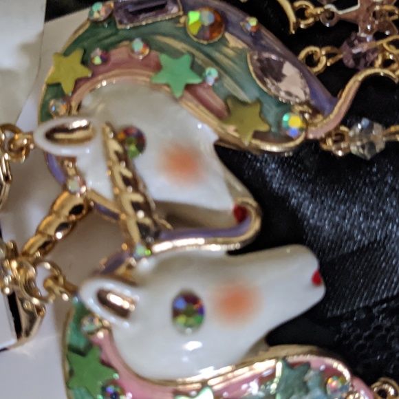 Betsey Johnson Unicorn Earrings - NWT - Picture 4 of 4